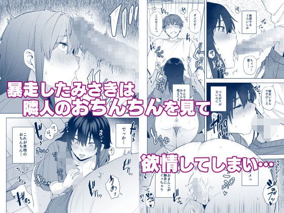 隣に住むみさきさんとの秘密のやり取りを描いた「隣のみさきさん」同人イメージ