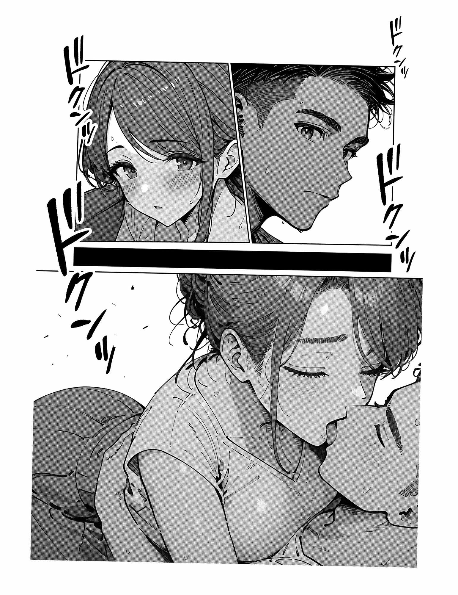 母とキス