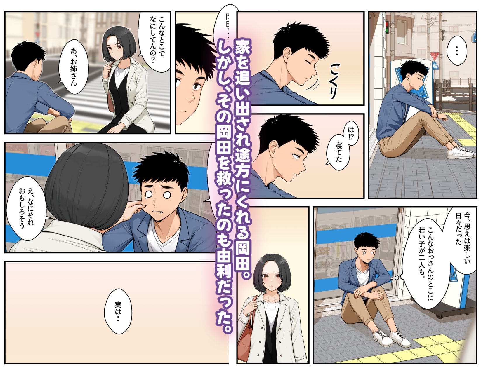 支配の始まり：清純なギャルの仮面を脱ぎ捨て、岡田をペット扱いする由利